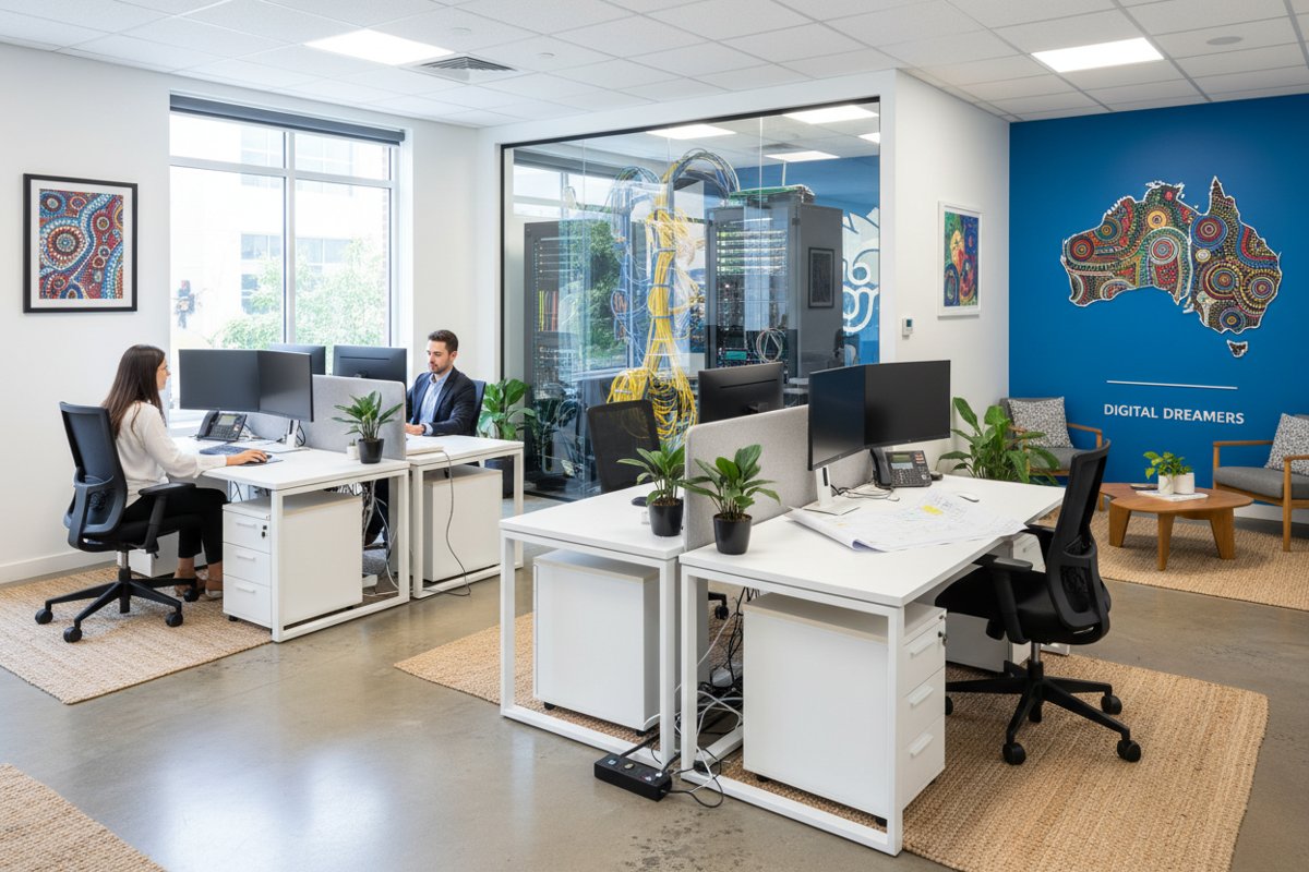 A small business office in Western Sydney