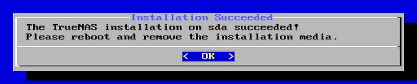 Remove the USB stick, then reboot.